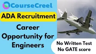 ADA Recruitment || Career Opportunity for Engineers || No Written Test || No GATE Score