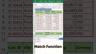 Vlookup with Match Function in Excel ! Multiple Column Vlookup in Excel ! 