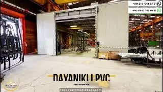Hızlı Pvc Katlanır Branda Kapı - Türkay Otomatik Kapı
