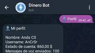 Bot de Telegram, Que Paga Por Enviar Audios. Mi Experiencia..!!