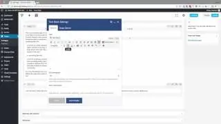Add a text block to a page with visual composer