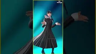 Fortnite Barbaras Rhabarberbar Emote Wednesday Addams Skin 😜😂🔥