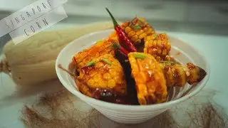 Singapore Corn recipe (Jain)| Masala spicy corn | easy starter recipe