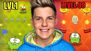 NOOB vs PRO vs HACKER in CUT THE ROPE! Prezley