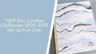 *NEW Erin Condren | LifePlanner 2020-2021 | Hourly | Set-up