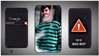 Attitude Lover Boy 🕴️ Alíght Motion Xml💥 XML File Alíght Motion 