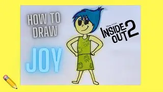 How to draw Joy from Inside Out 2 ✏️
