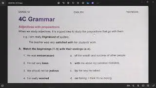 Grade 12 English Unit 4 4C Grammar