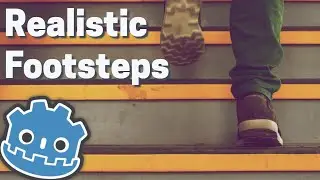 Realistic and simple footsteps in Godot (2D/3D)