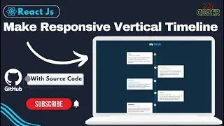 Create Timeline Design For Website Using React Js | Responsive Timeline