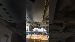 M.O.R.E. Oil pan, transmission skid plate for the 3.0 ecodiesel jeep gladiator. Like and subscribe!