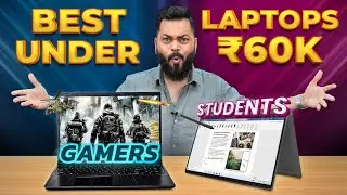Top 6 Best Laptops Under Rs.60,000 In 2022⚡Best Laptops For Gamers & Students