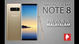 Samsung Galaxy Note 8 hands on | Malayalam മലയാളം  | Review of galaxy note 8