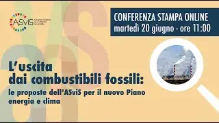 CONFERENZA STAMPA ONLINE · martedì 20 giugno, ore 11