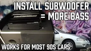 DIY Amplifier and Subwoofer Install Guide (1999 Ford Laser / Mazda Familia)