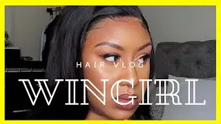 WINGIRL HAIR VLOG: Unboxing, Bleaching, Plucking, & Installation