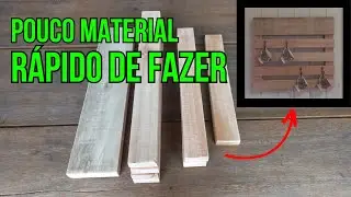 LUCRE ALTO COM ESTE PROJETO FANTÁSTICO - POUCA MADEIRA E USANDO FERRAMENTAS SIMPLES