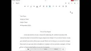 How to add page numbers and last name to the header in MLA format in Google Docs app for iOS