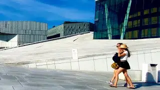 Sitting Oslo july 2021 🧘🏻‍♀️ Operahuset in summertime by oslo elsa67