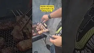 Churrasco improvisado e de última hora…#edc #edcurbano