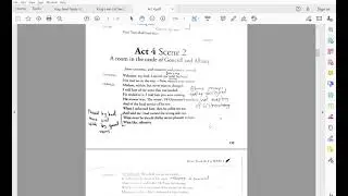 Act 4 - 1,2,3 Annotations - King Lear