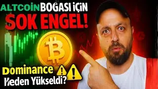 Altcoin Boğası İçin Şok Engel! ⚠️ Bitcoin Dominance Neden Yükseldi?