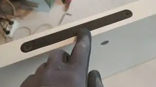How and with what to cut a counter-panel into an aluminum frame??? Hidden door installation. Magn...