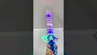Майнкрафт меч,светящийся.