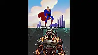Superman comics vs Doom slayer #shorts  #battle #edit #tiktok #fight #dccomics #doom #marvel #hero