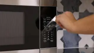 How To Remove Plastic Film From Your Countertop Microwave Oven