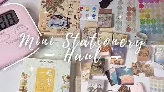 mini stationery haul || aesthetic + shopee finds + journal