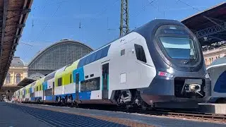 CRRC DDEMU2 indul Budapest-Keleti pályayudvarról.