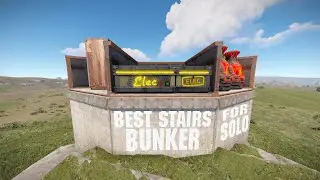BEST STAIRS BUNKER for SOLO | Rust Base Design 2023