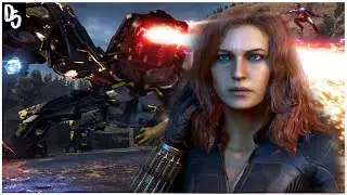 Marvel's Avengers beta: Warbot Boss Fight as Black Widow