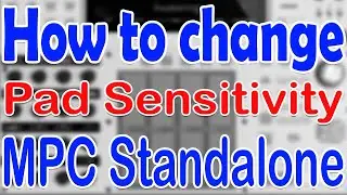 Akai MPC Tutorial. How to adjust Pad Sensitivity & solve double triggering on the MPC Standalone.