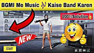 Bgmi me music kaise band kare 2024 || bgmi me music kaise off kare || bgmi me music problem fix#bgmi