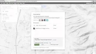 Google Maps Engine - Share a Map