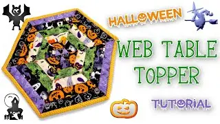 Web Table Topper Patchwork Tutorial/ Halloween Placemat