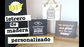 DIY Custom Wooden Sign | Room Decor