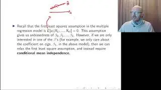 2 5 Control Variables and Conditional Mean Independence