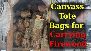 Firewood Bags: Easily Carry Firewood with Canvass Tote Bags