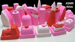 ASMR super crunchy pink train baking soda for sleep