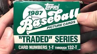 1987 Topps Traded Series Baseball Card Set Review