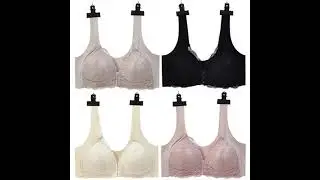 Front buckle design, U-shaped beautiful back, Easy to put on and take off. Comfortable to wear