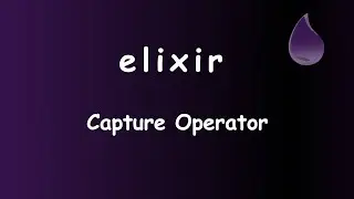 Elixir - 066 - Como chamar funções com Capture Operator #sabeprogramar