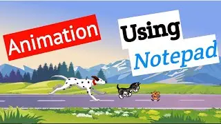 How To Create a Simple Animation Movie In Notepad Using HTML and CSS | Animation In HTML and CSS