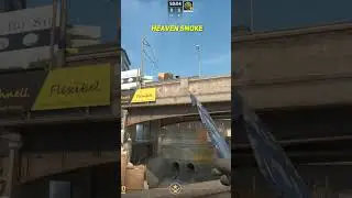 Heaven Smoke From Door Overpass #shorts #cs2