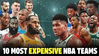 10 Most Expensive NBA Teams that will drop your jaw #luxurylifestyle #celebritynews #nba