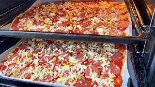 Kapış Kapış Giden Pizza ( Arkadaşımın Meşhur Tarifi) BEŞ ÇAYI PİZZASI / Kahvaltılık Pizza Tarifi