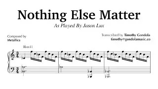 Jason Lux plays Nothing Else Matters